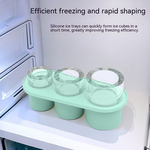 Home  Silicone Ice Tray Ice Cube Maker